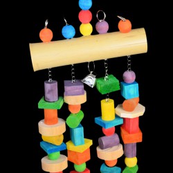 papegaaienspeelgoed - Dieca - Bamboo Log - 6 papegaaienspeelgoed - Dieca - Bamboo Log - 6